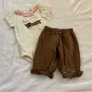 Gymboree weenier pant set